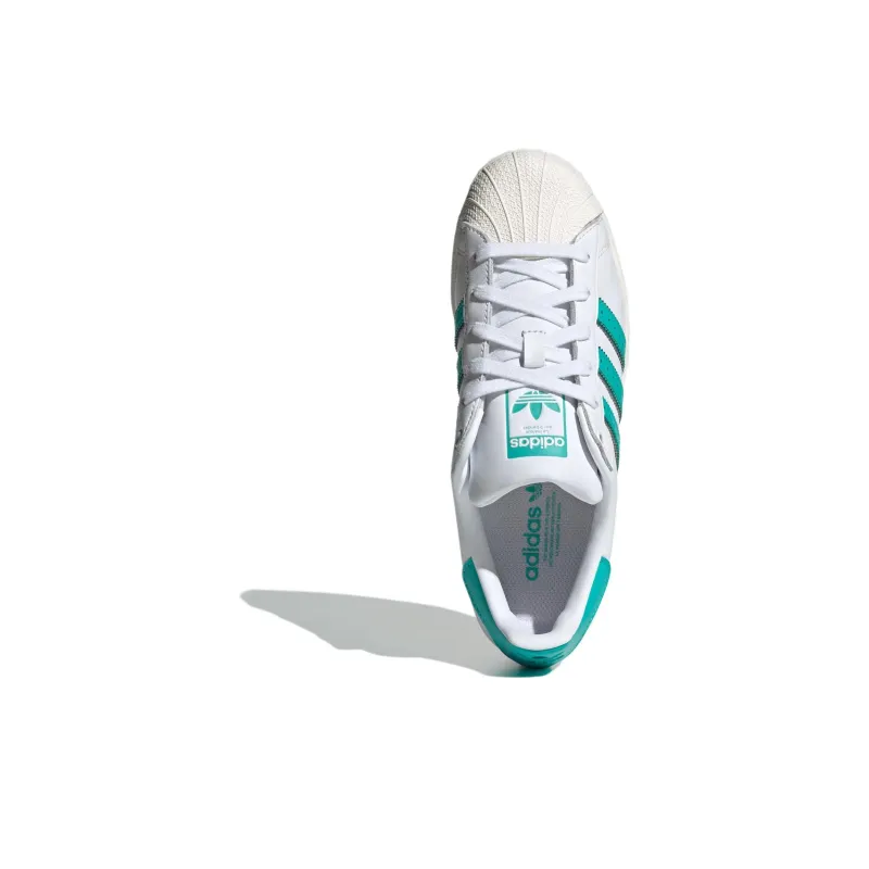 Adidas Superstar Cloud White Mint Rush Women's-4