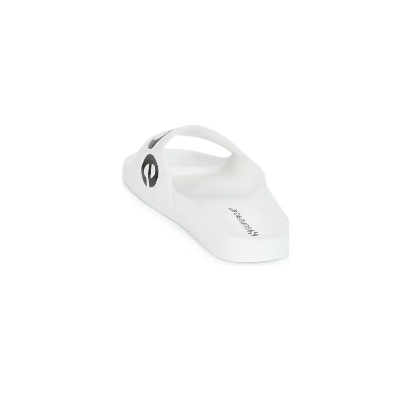 SUPERGA PU Polyurethane Slip Resistant Slide Slippers Unisex White Black-3