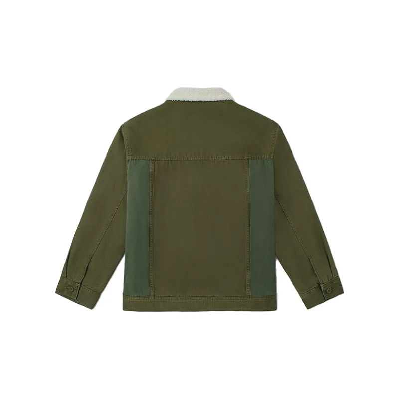 Vans Jackets Unisex Army Green-1