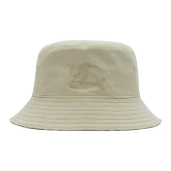 Burberry Check Pattern Reversible Pull On Bucket Hat