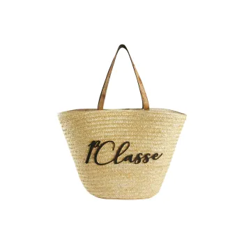 Alviero Martini Stacked Straw One Shoulder Handbags Large Size Women's Brown