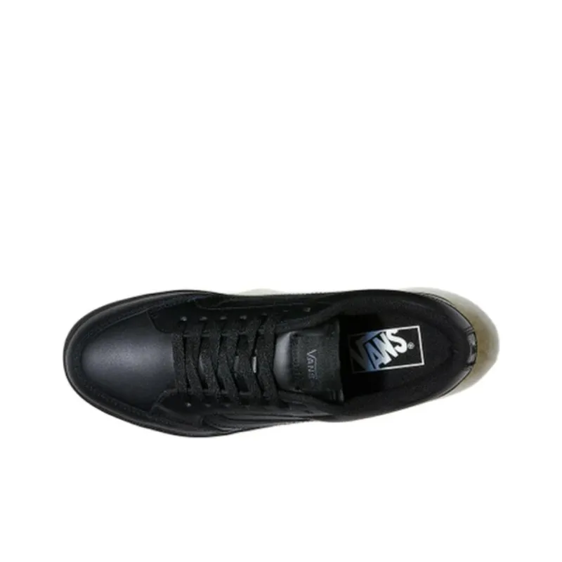 Vans Canora Non slip Lightweight Low Top Skateboard Shoes Men's Black-3