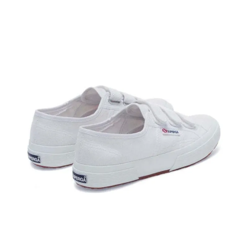 SUPERGA Low Top Skateboard Shoes Unisex White-4