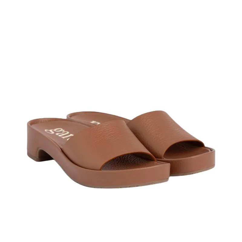 Pedro García Slide Slippers 4cm Women's Brown-3