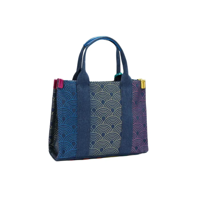 Kurt Geiger London Canvas Canvas Bag Shoulder Bag Crossbody Bag Handbag Small Size Women's Marine Blue-2