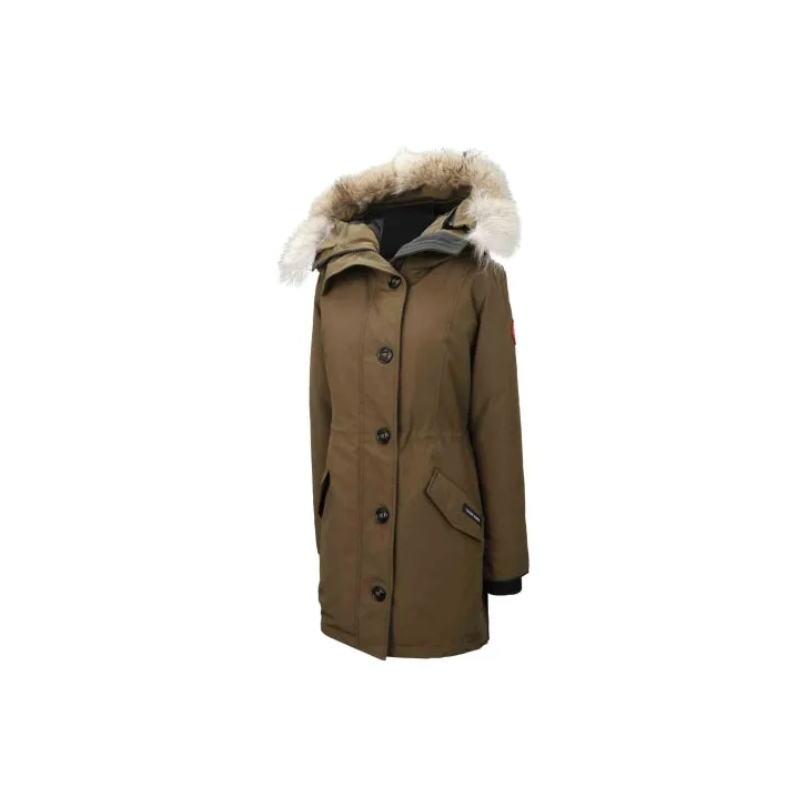 Canada Goose Rossclair Series Down Jacket Women's Army Green-2
