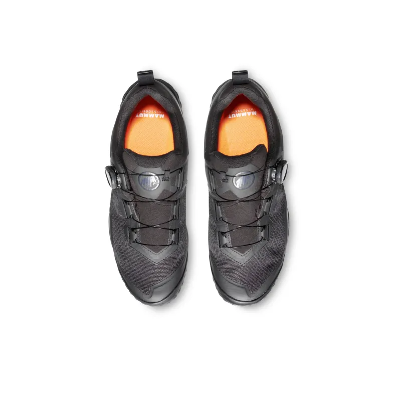 MAMMUT Ducan Slip Resistant, Abrasion Resistant, Waterproof Low Top Outdoor Shoes Men's Blue Orange-8