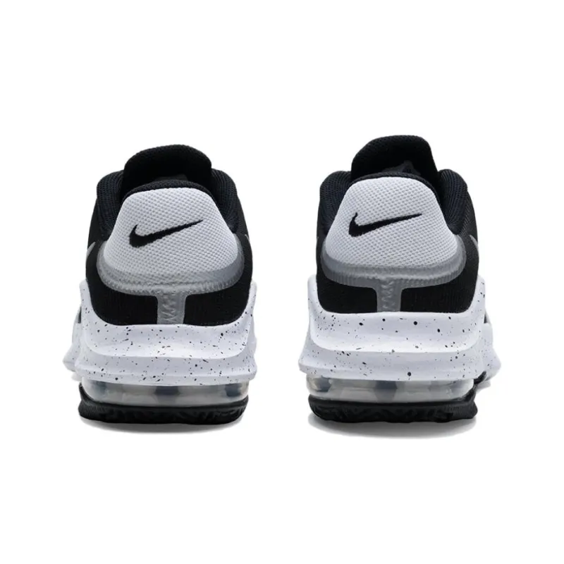Nike Air Max Impact 4 Low Top Basketball Shoes Men's Black White-4