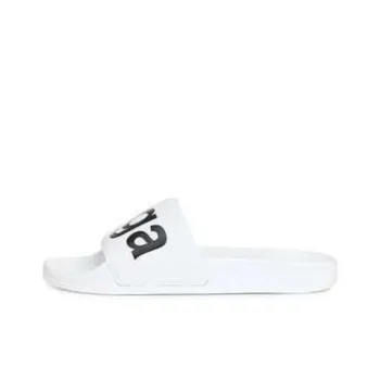 SUPERGA PU Polyurethane Slip Resistant Slide Slippers Unisex White Black