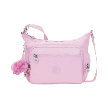 Kipling Recycled Polyamide Crossbody Bag, Shoulder Bag Small Size Women's Pink