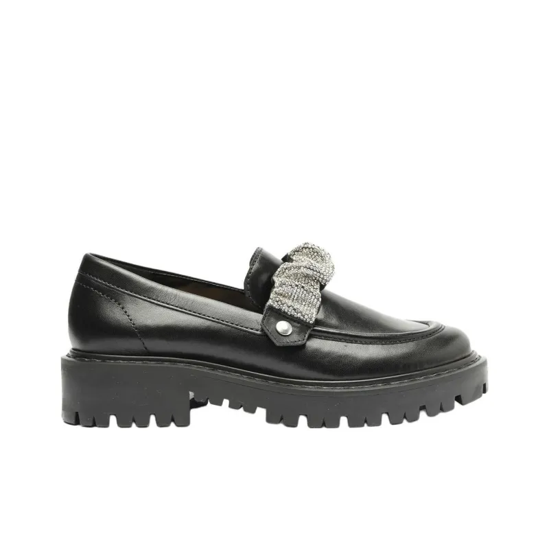 Schutz Manny Loafers 3.6cm Women's Black-1