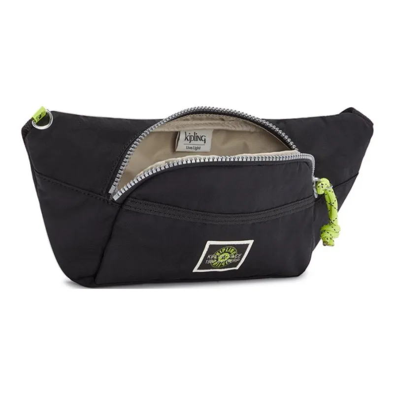 Kipling Polyamide Fanny Pack Medium Size Unisex Black-2