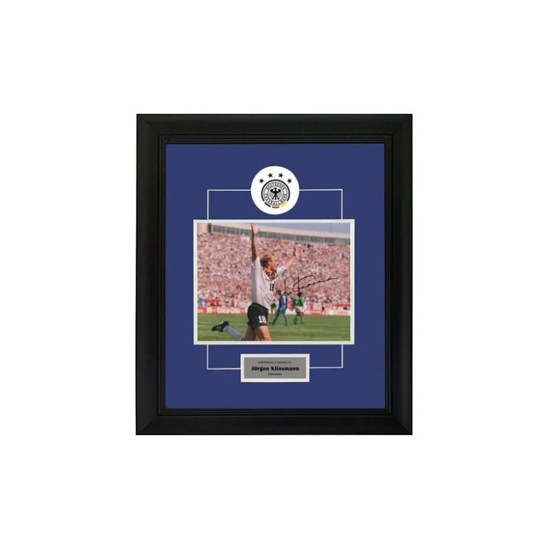 Three For Collection, Clas Schäfer, German Team, Handwritten Signature, Photo, Included SA Certificate, Framed-0