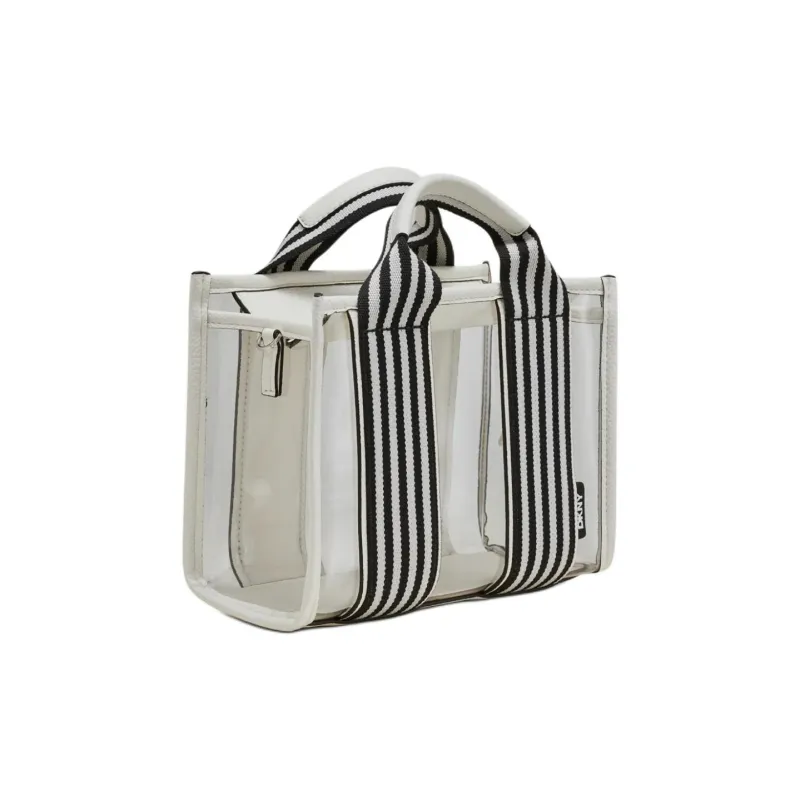DKNY Thermoplastic Polyurethane Handbag Small Size Women's White-1