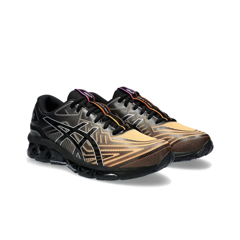 Asics GEL Quantum 360 7 Anti Slip Wear Resistant Low Top Casual Running Shoes Men's Black Orange-1