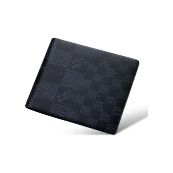WilliamPOLO Cow Leather Wallet Regular Men's Black
