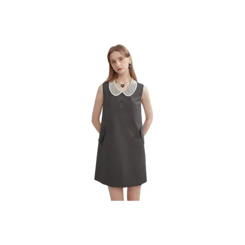 Caroline Sleeveless Dresses Women's Gray