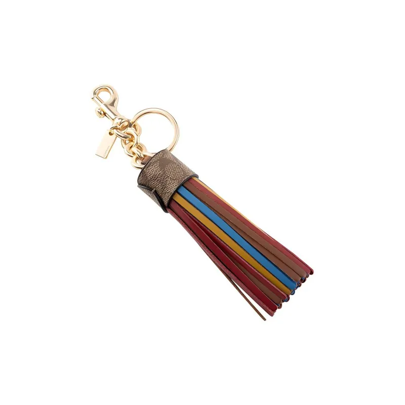 COACH Leather Bag Accessory Women's Multicolor-3
