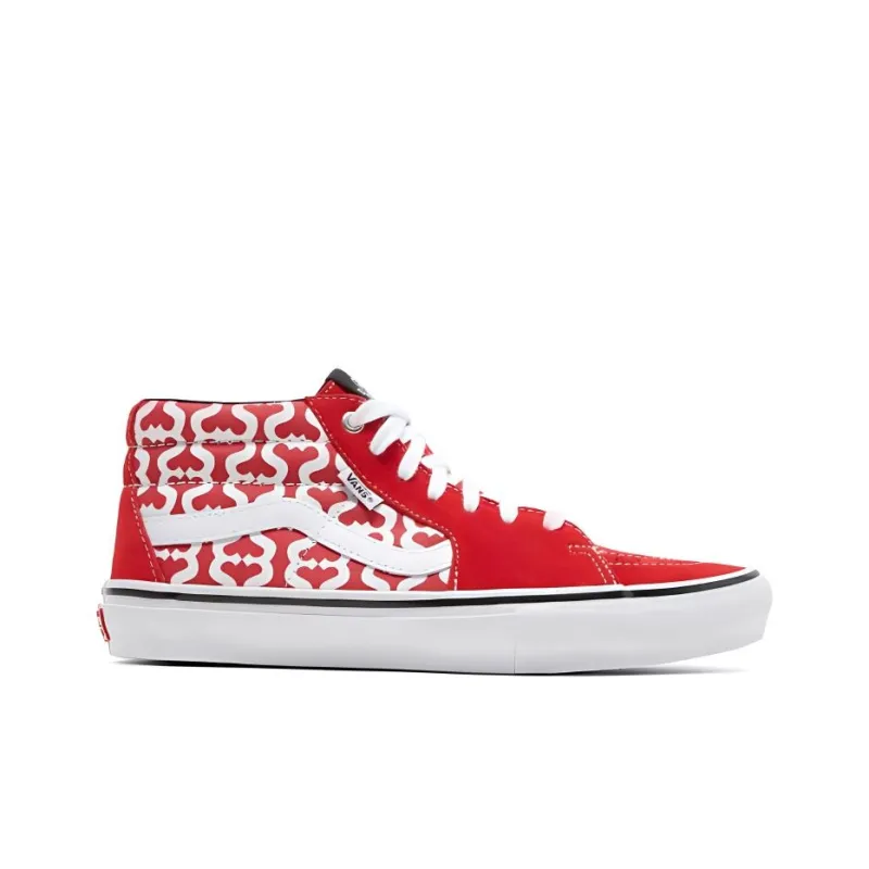 Grosso Supreme X Vans Mid 'Monogram S Red'-1
