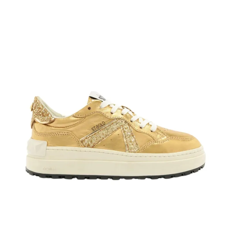Schutz St-Bold Casual Shoes 4.6cm Women's Gold-1