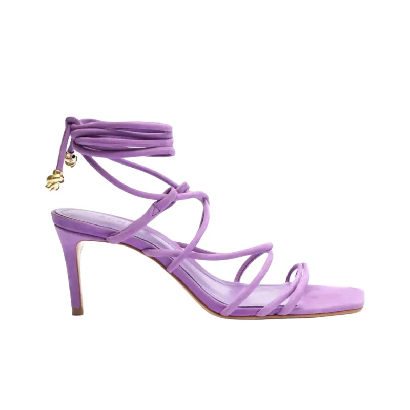 Schutz Magdalena Roman Sandals 8cm Women's Purple-1