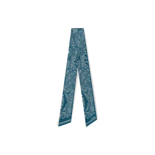 CARTIER Silk Scarves Women's Blue
