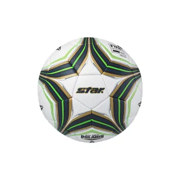 Star Size 5 Ball Soccer PU Seamless Thermal-bonding Unisex White Black Green