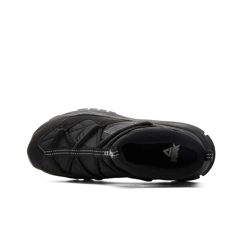 PEAK Cushioning Anti Slip And Wear Resistant Rebound Low Top Outdoor Shoes Men's Black/Dark Gray-3