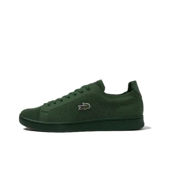 LACOSTE Carnaby Pique Anti Slip Wear Resistant Low Top Skateboard Shoes Men's Green