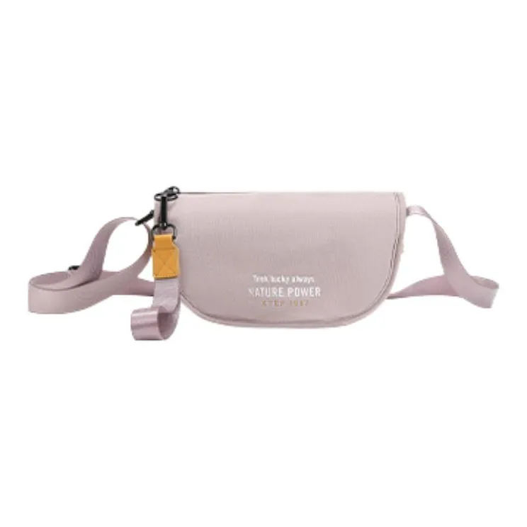 XTEP Textile Fabric Shoulder Bag, Crossbody Bag Unisex Green/Dark Gray/Gray Pink/Black-6