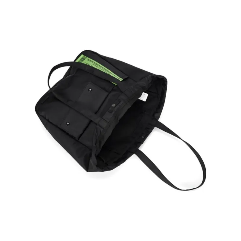 XTEP Textile Fabrics One Shoulder Handbags Unisex Black/Light Gray-3
