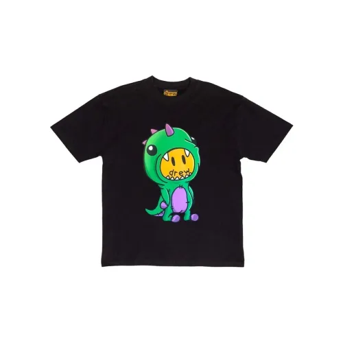 Drew House Smiley Collection T-Shirts Unisex Black