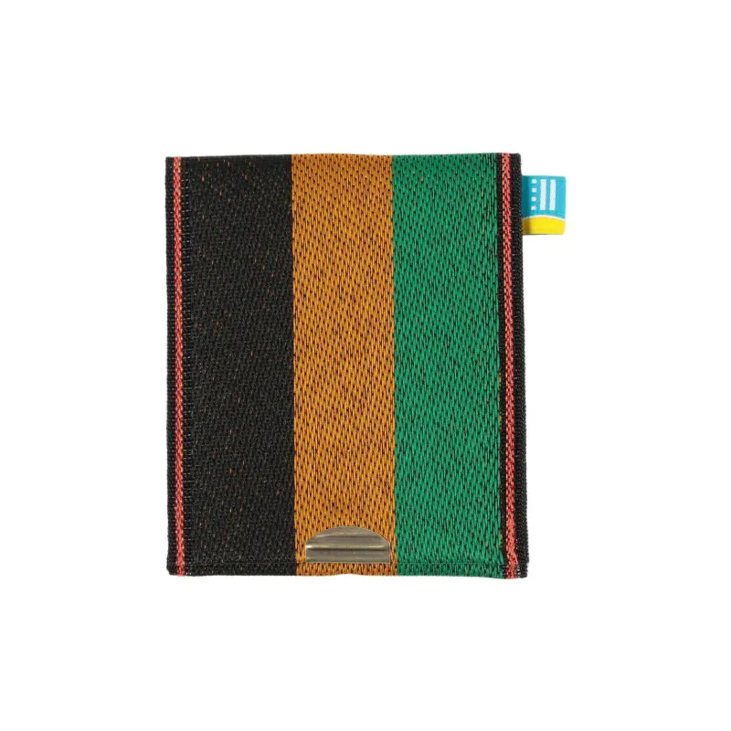 Beams Polyethylene Card Holder Unisex Black/Yellow/Green-0
