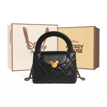 Disney PU 1 Pack Multi Use Shoulder Bag, Crossbody Bag, Shopping Bag Regular Women's Black