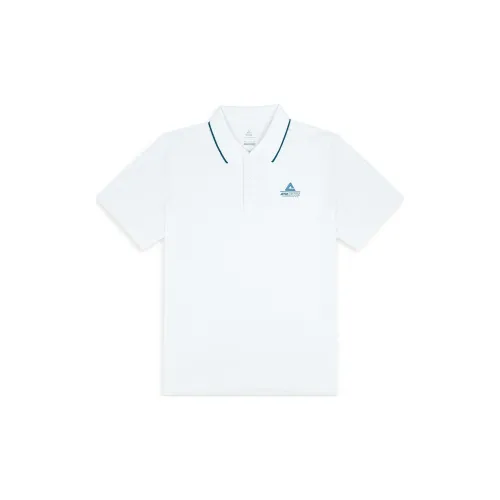 PEAK Polo Shirts Men All White