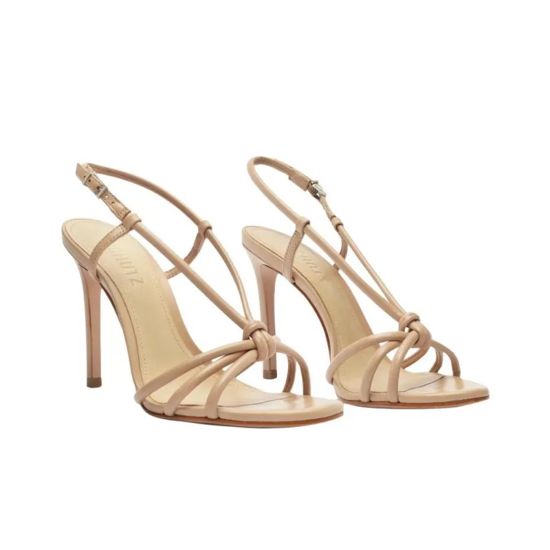 Schutz Kelsie Strap Sandals 10.5cm Women's Umber-4