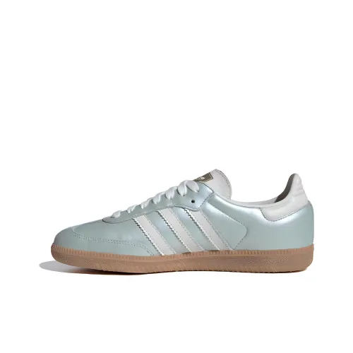 Adidas Samba OG Linen Green Metallic Women's