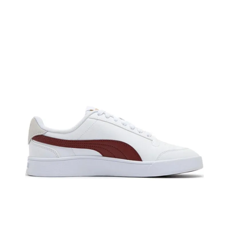 PUMA Shuffle Low Top Skateboard Shoes Unisex White-1