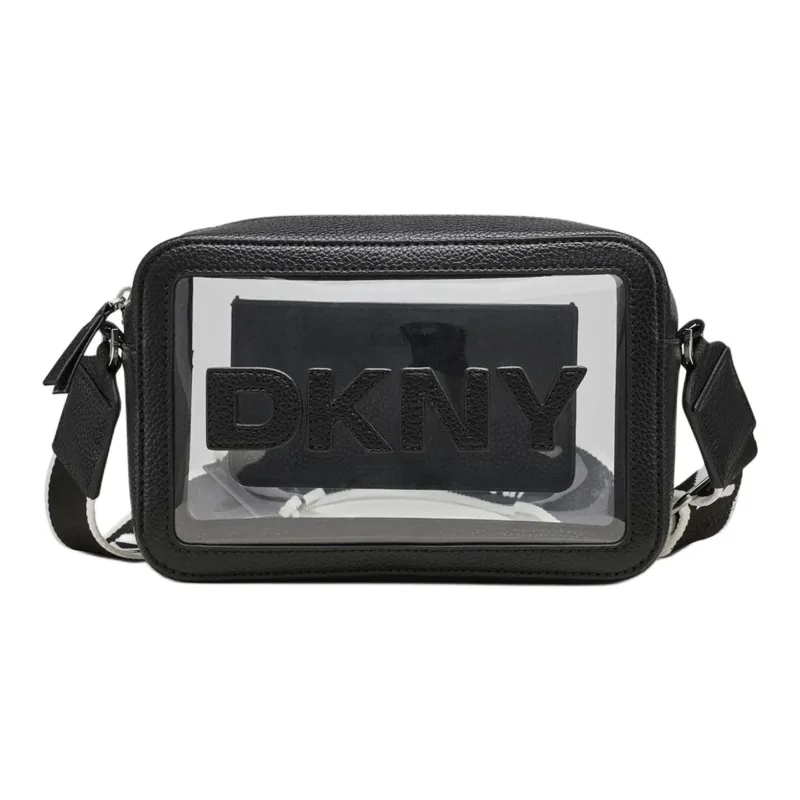 DKNY Thermoplastic Polyurethane Shoulder Bag Crossbody Bag Women's Black-0