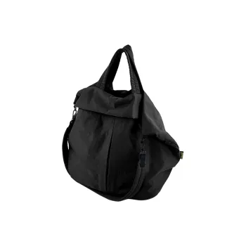 PETERPOINT Eco Friendly Nylon Fabric Handbag, Shoulder Bag Regular Women's Black/Beige/Blue/Pink/Green/Purple/Gray