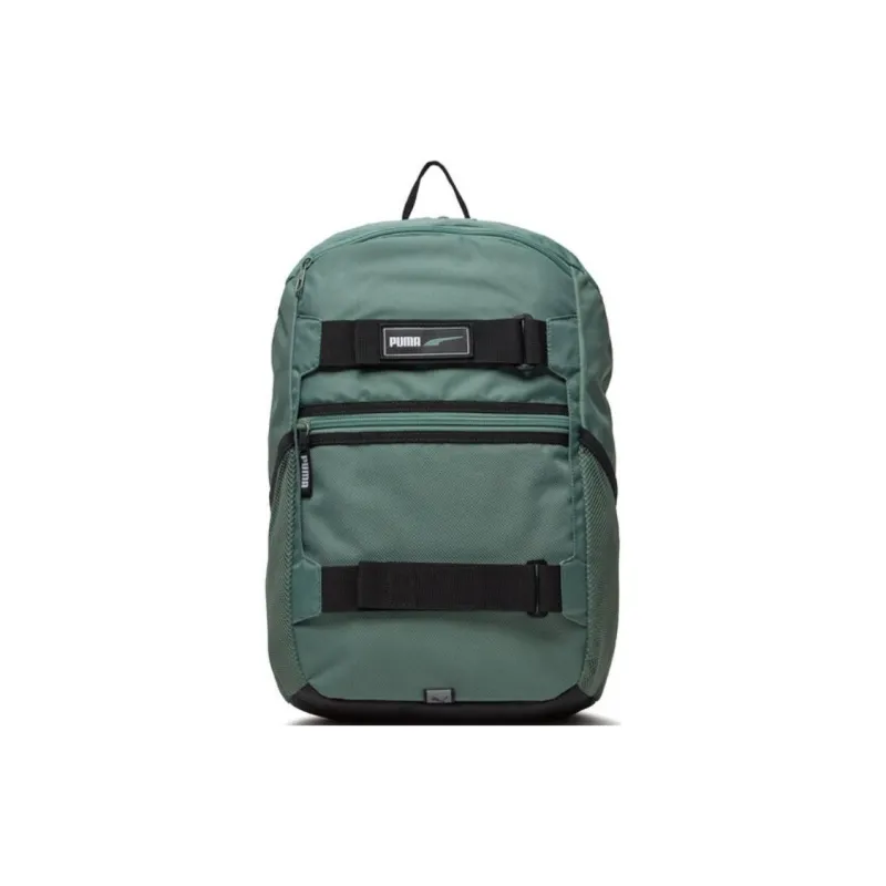 PUMA Fabric Backpack Unisex Light Green Gray-1