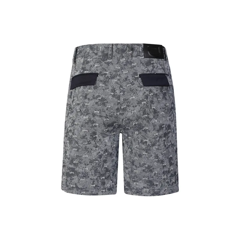 DAVID NAMAN Casual Shorts Men Denim Blue-1