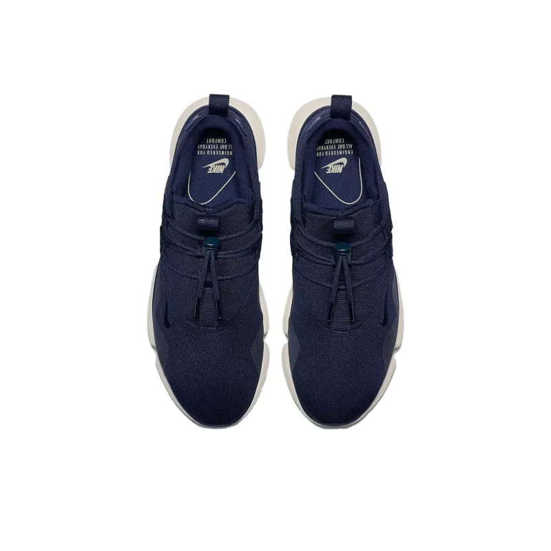 Nike Pocket Durable Breathable Low Top Running Shoes Men's Blue White-3