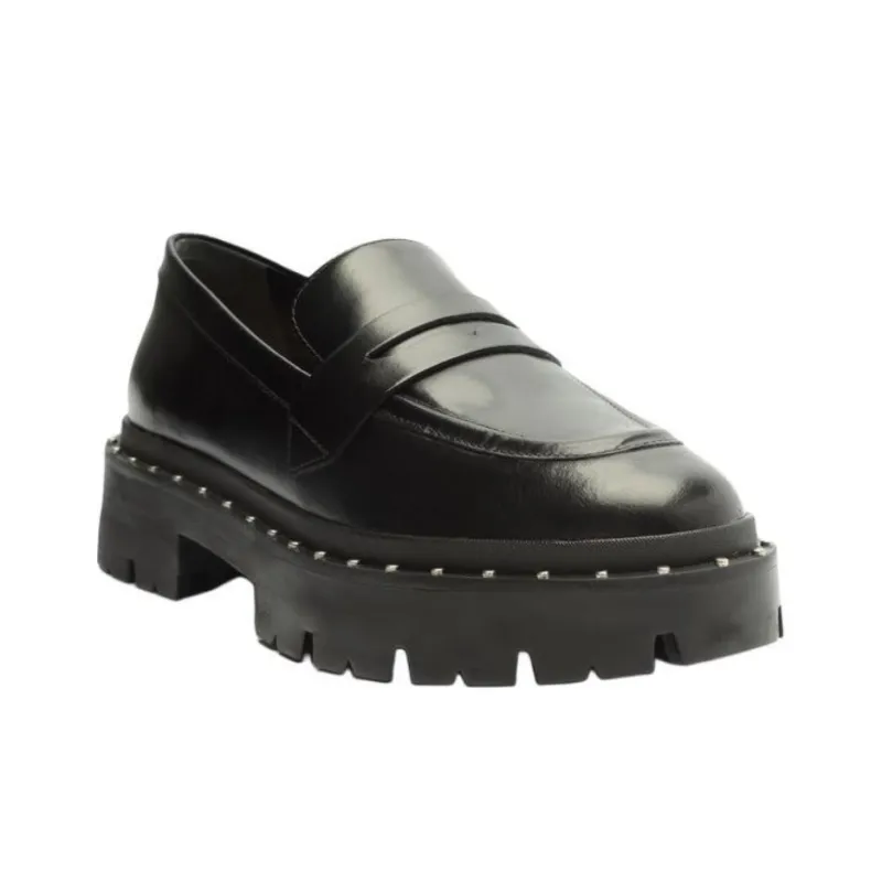 Schutz Christie Loafers 5cm Women's Black-2