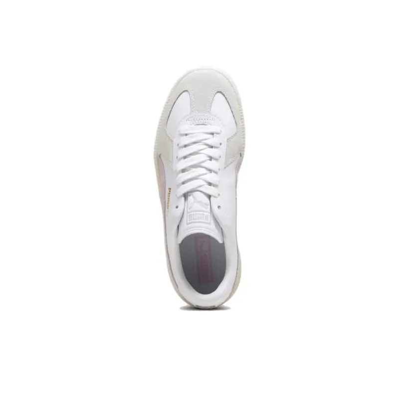 PUMA Army Trainer Puma Waterproof And Wear resistant Low Top Skateboard Shoes Unisex White Gray Pink-3