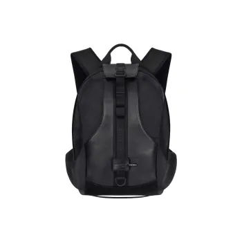 Givenchy Nylon With Leather Backpack Medium Size Men's Black