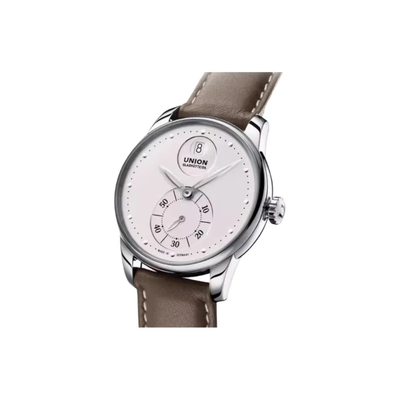 UNION GLASHUTTE SA Automatic Mechanical Movement Men's Watches Watch 36mm Blue Dial Stainless Steel Case Leather Strap-4