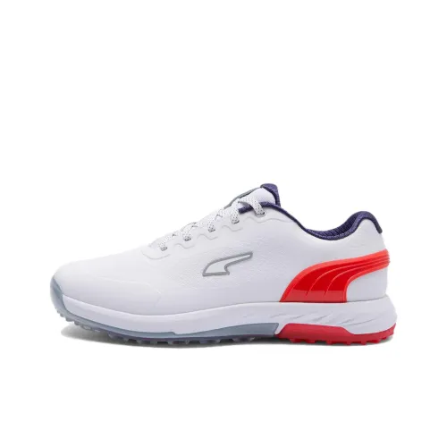 PUMA Alphacat Nitro Golf Shoes Men Low-Top PUMA White - Eternal Red