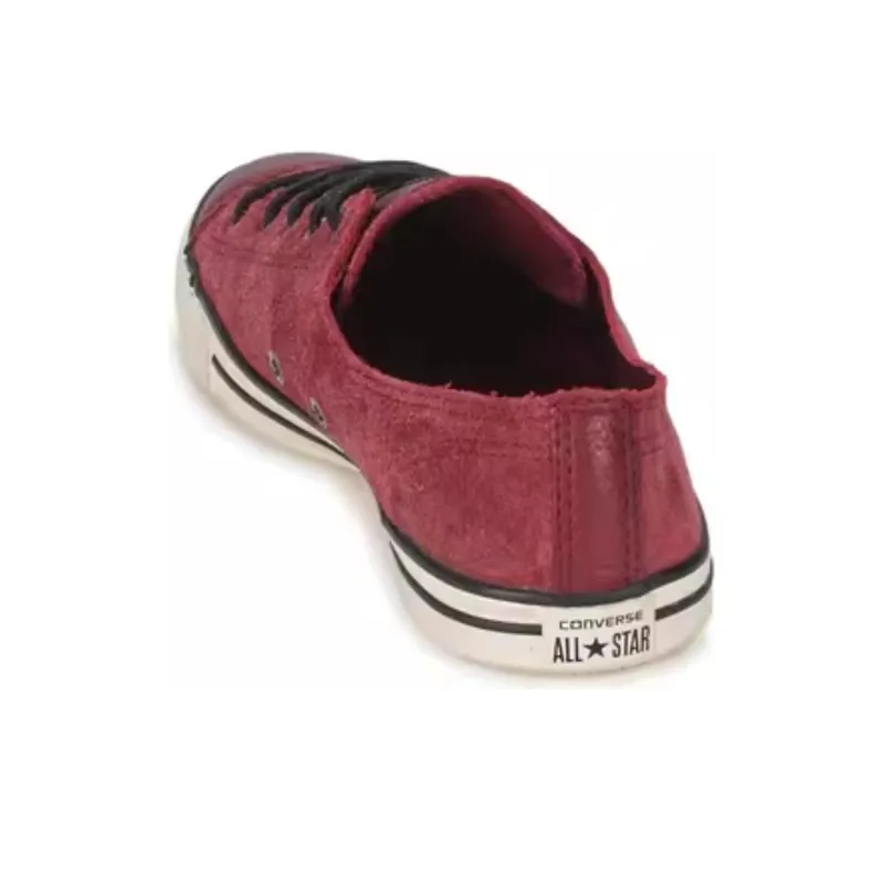 Converse Shock Absorbers Low Top Skateboard Shoes Women's Red-3