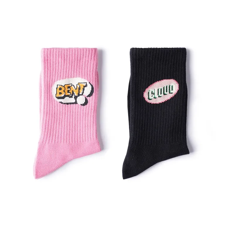 Primeet Mid Calf Socks Unisex 5 Pack-30